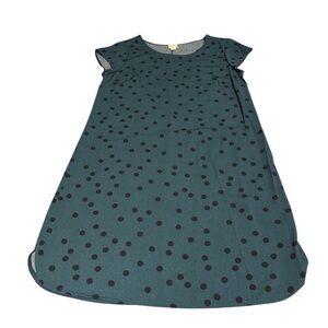 Merona blue polka dot dress